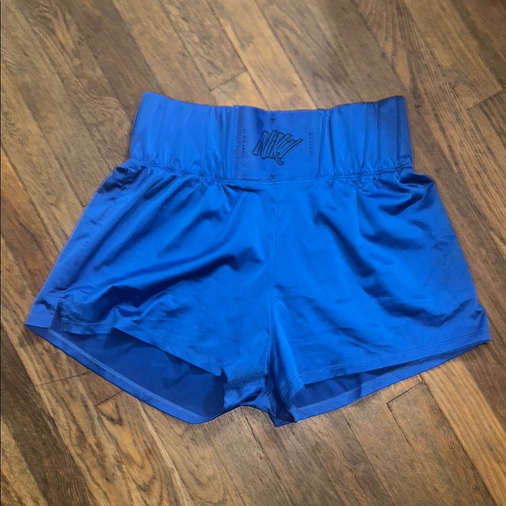 Nike Blue Athletic /Boxing Shorts with Elastic Waistband